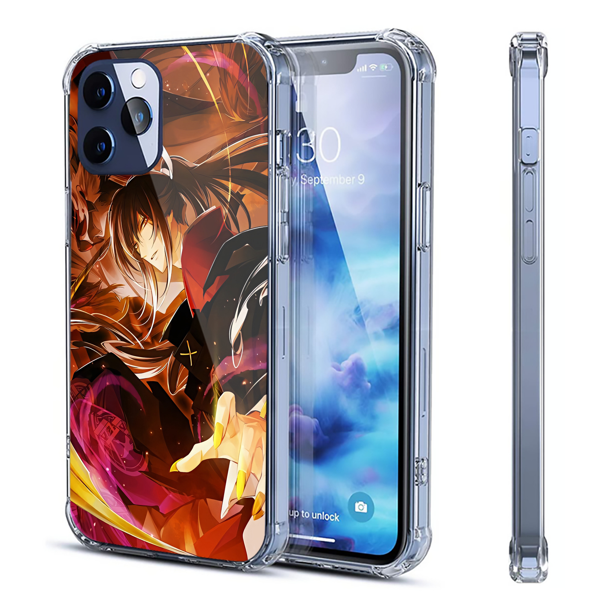 （画像用） 刀剣乱舞 Touken Ranbu 【iPhone 12シリーズ対応】透明スマホケース（クリアソフトケース）